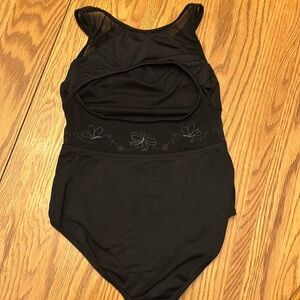 Bloch black leotard size 12 girls